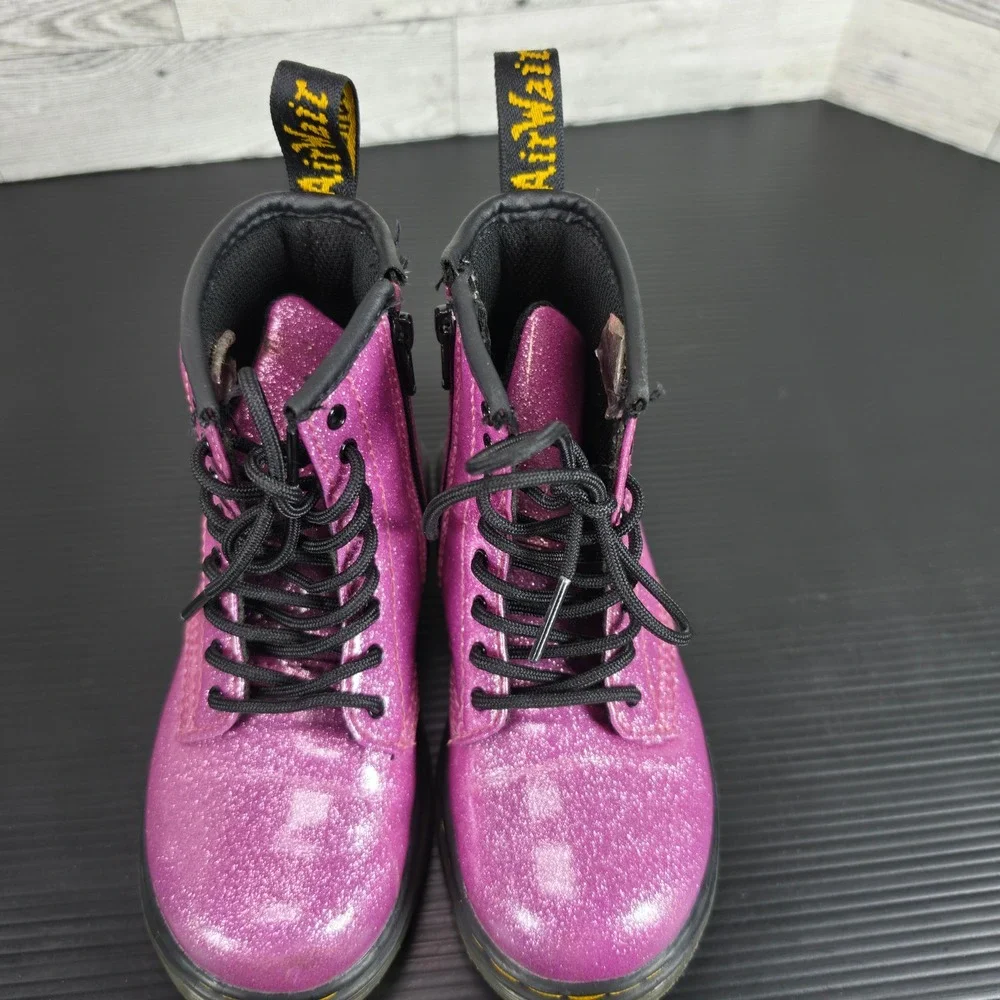 Dr. Martens 1460 Glitter T Pink Sparkle Toddler Boots Size 10 US JY004 SH 09 V